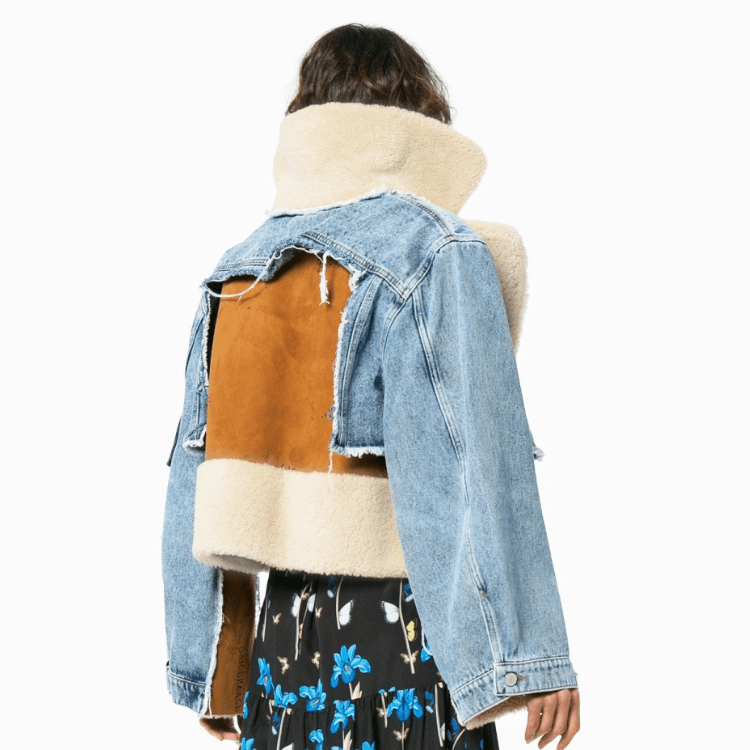 Marianne | Denim jacket with teddy lining