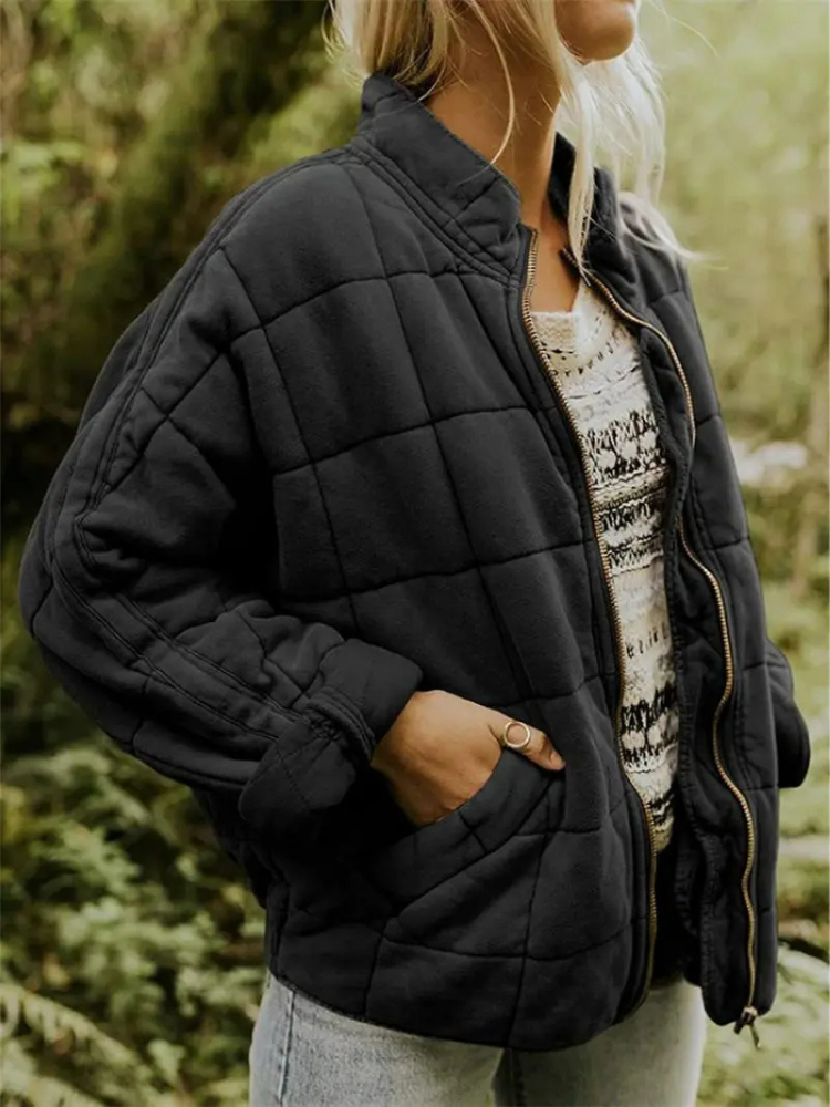 Capri | Jacket With Diamond Stitching
