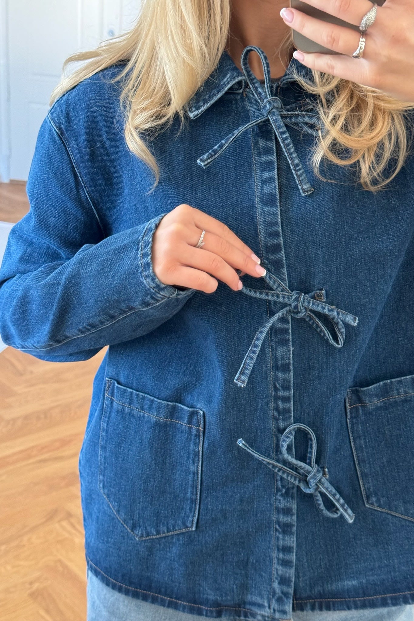 Latrisha | Denim Jacket with Button Closure