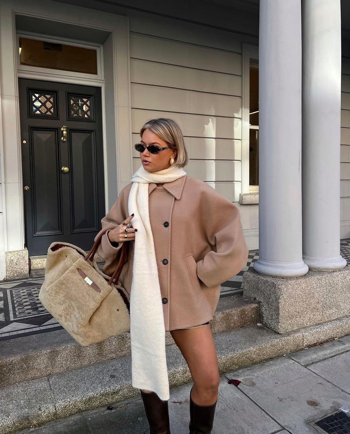 Lior | Jacket with oversized collar