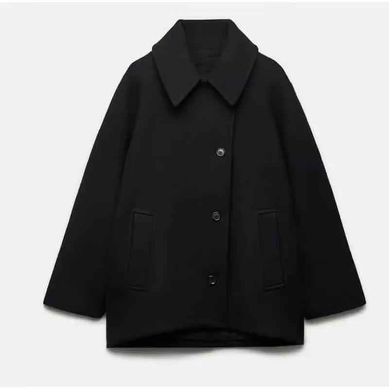 Lior | Jacket with oversized collar