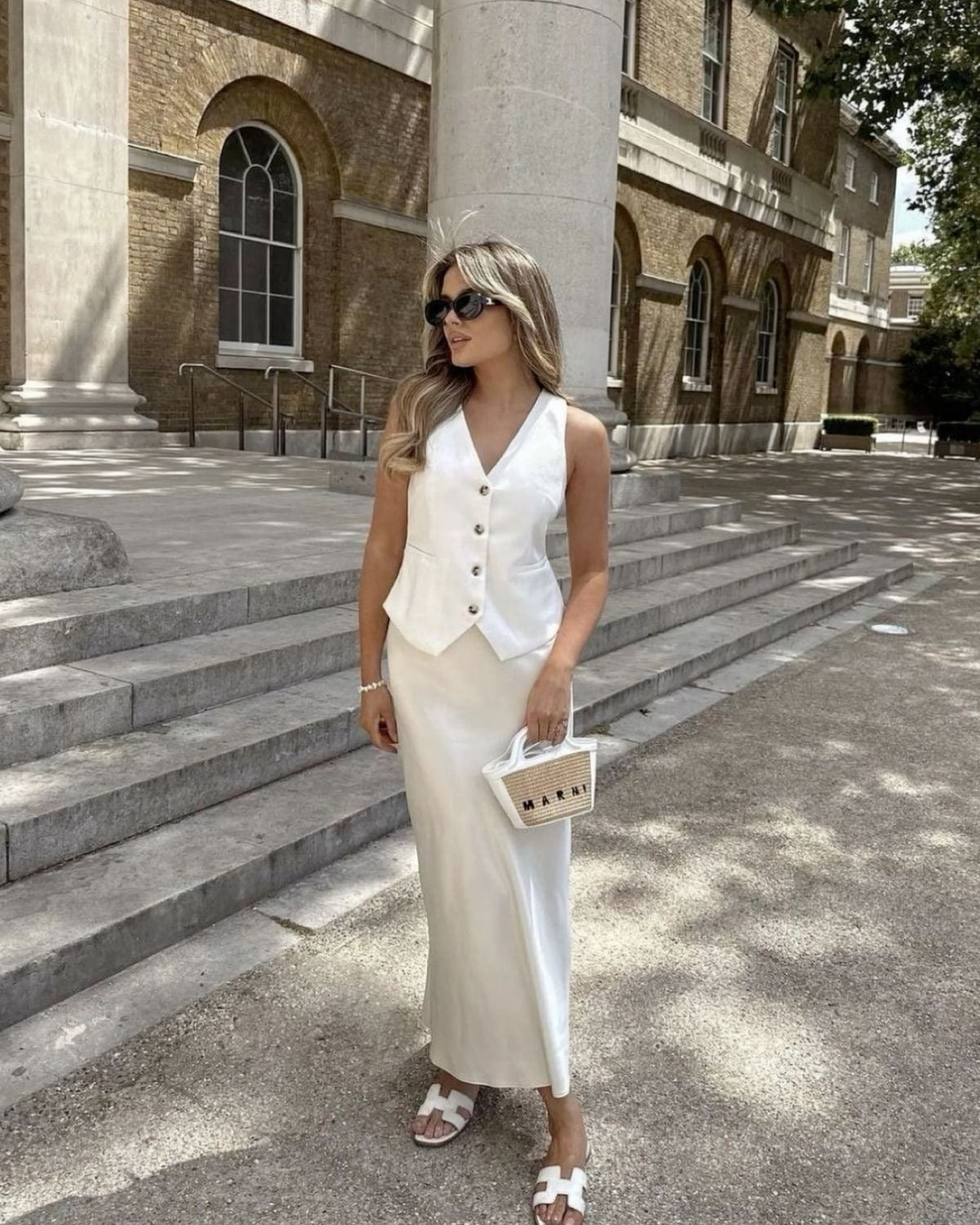 Xara | Flowing Skirt with Satin Sheen