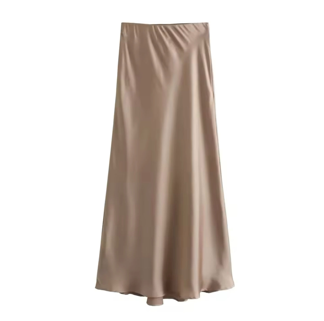 Xara | Flowing Skirt with Satin Sheen