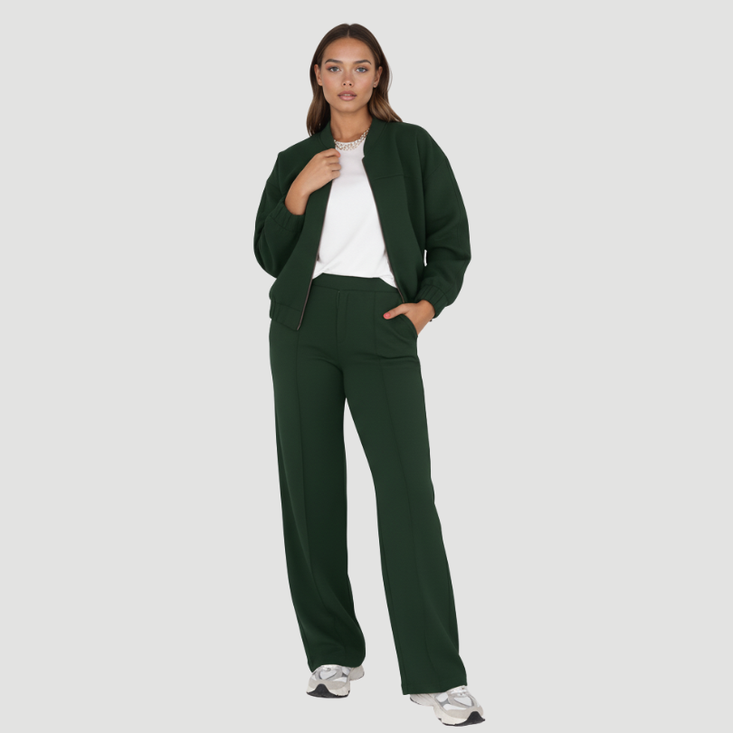 Stephany | Two-Piece Suit Bomber Style Lounge