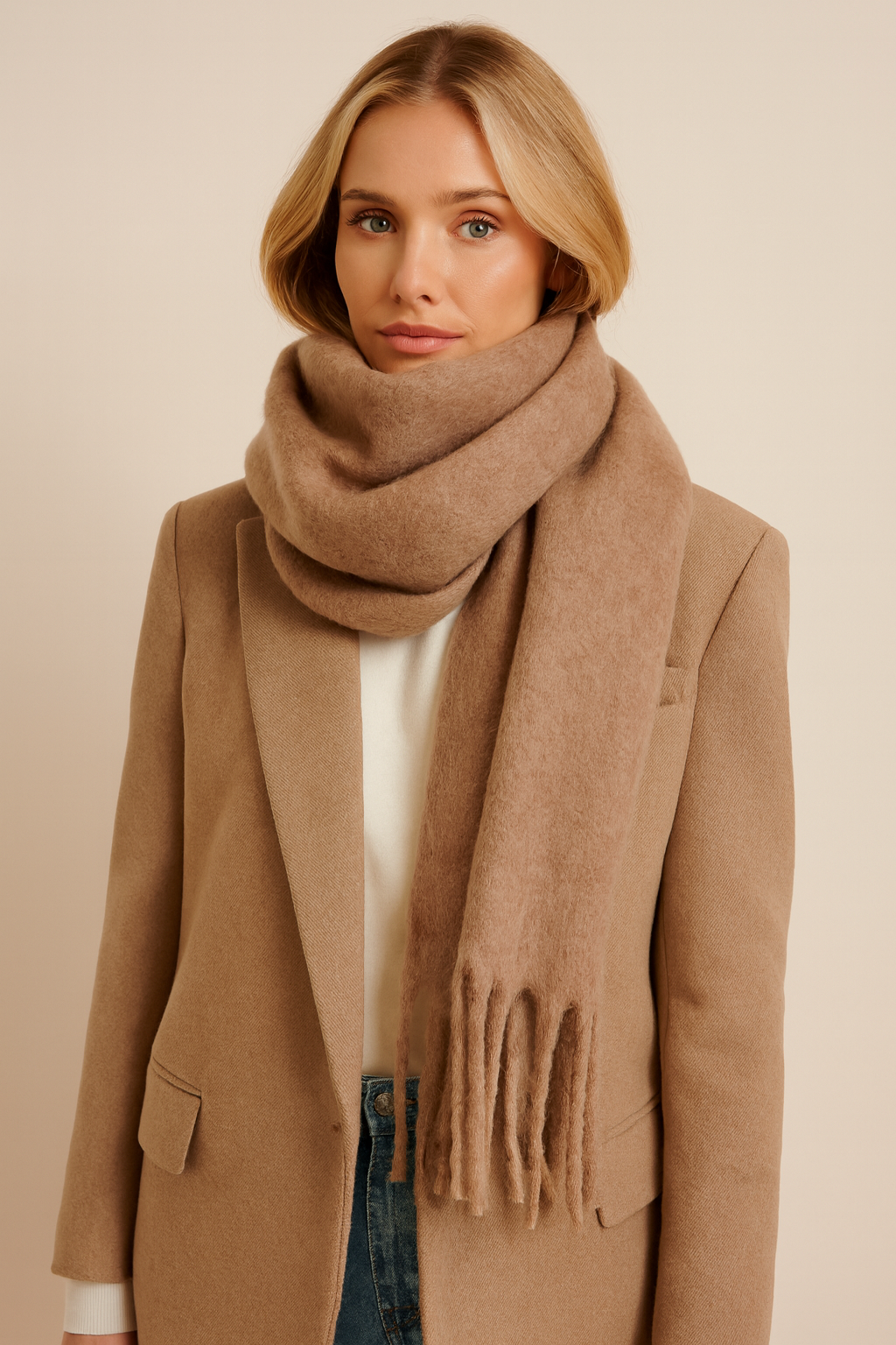 Taylar | Fringe Scarf