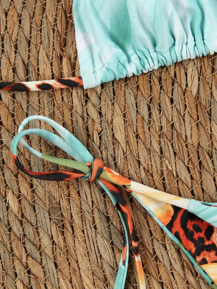 Ayra | Tropical Print Bikini Set