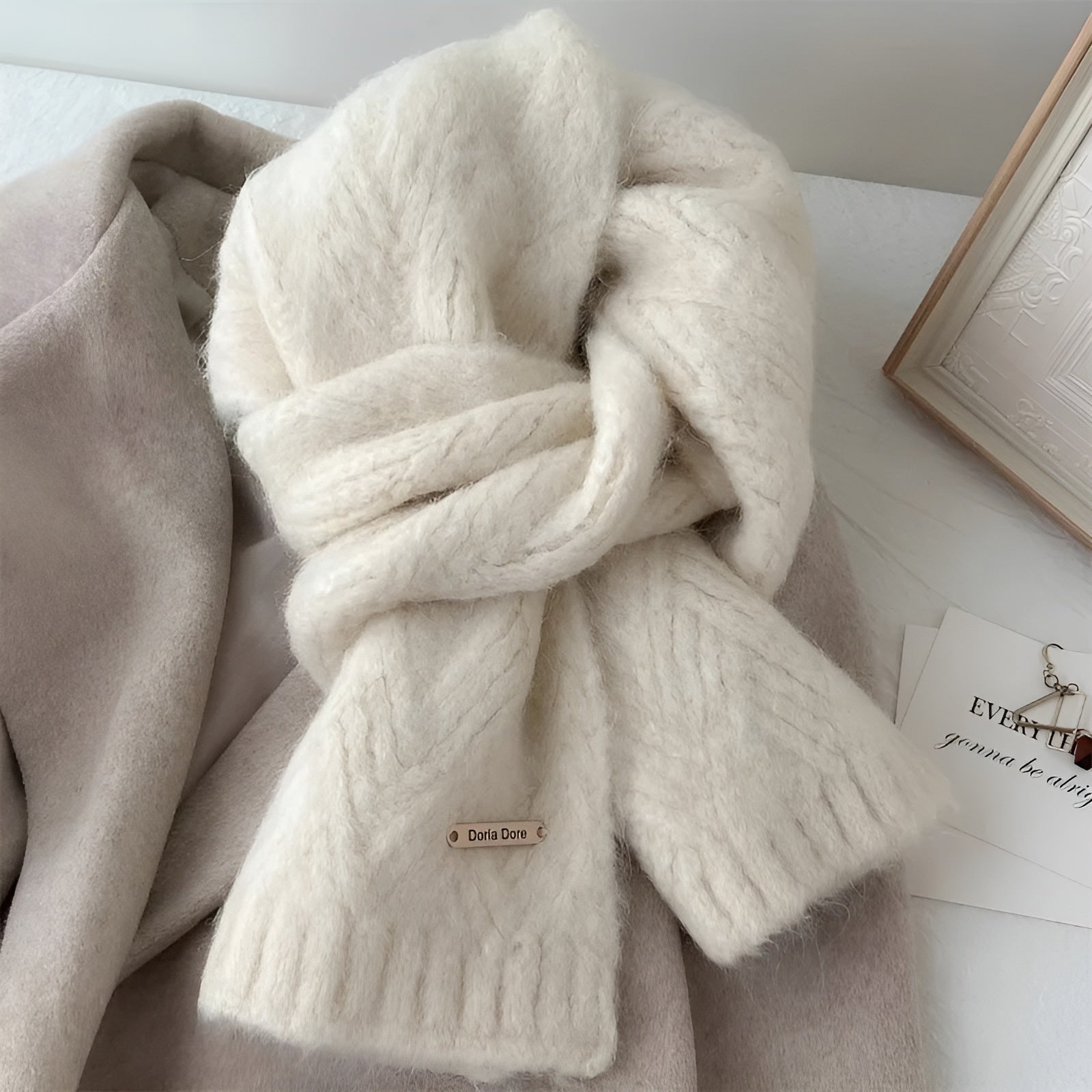 Ronda | Scarf Soft Knitted Wool Blend