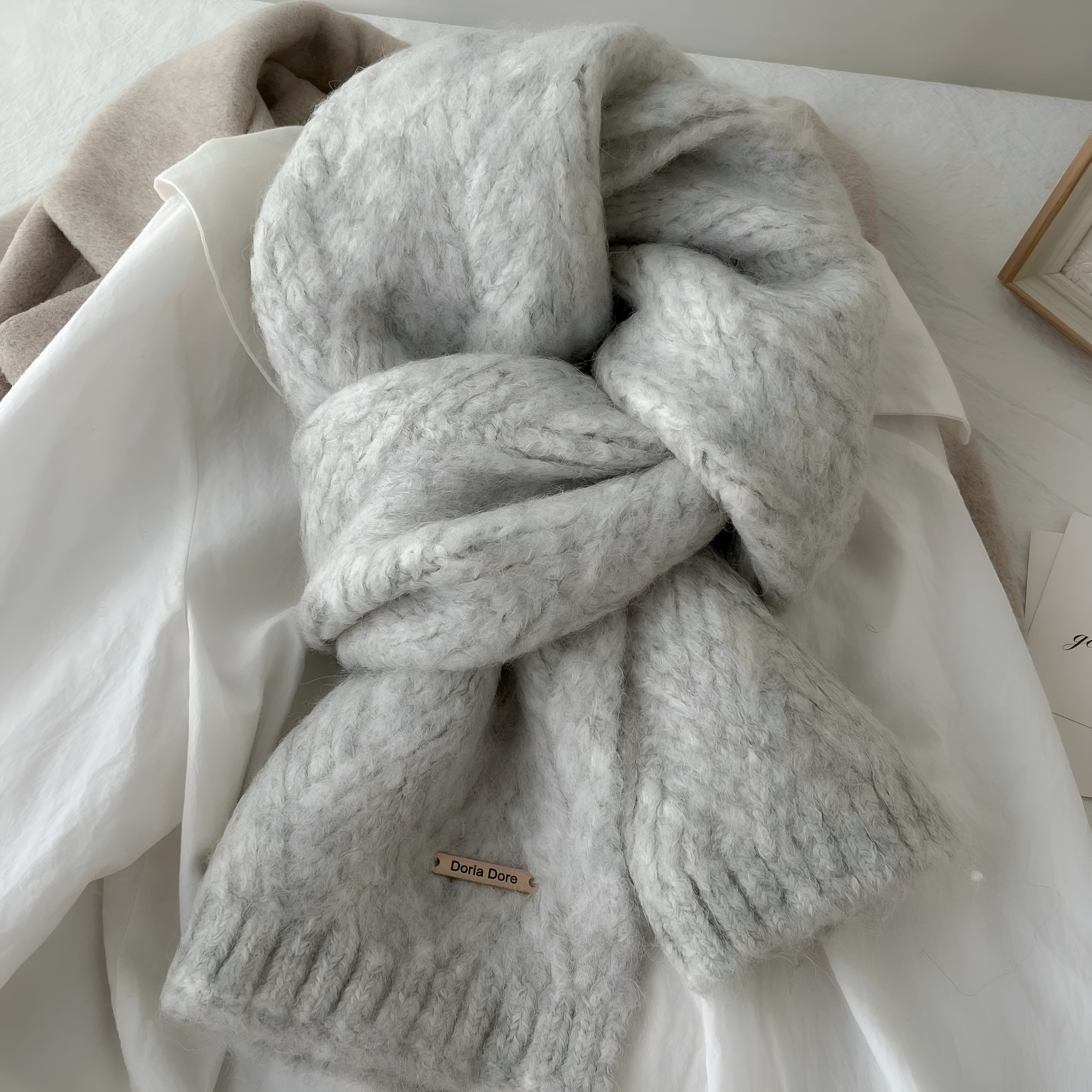 Ronda | Scarf Soft Knitted Wool Blend
