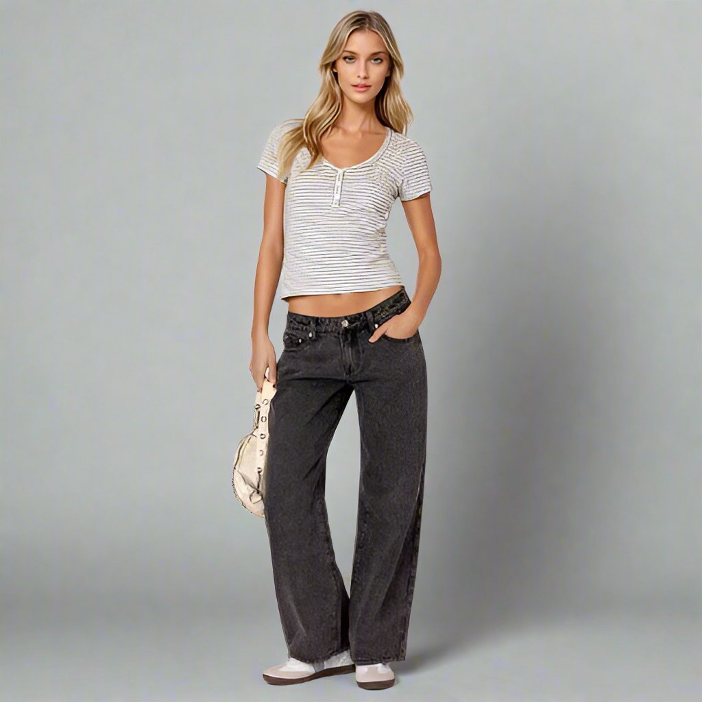 Elara | Wide Leg Jeans Women