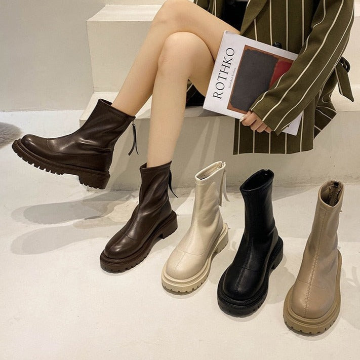 Sheilah | Women's Boots with Chunky Sole