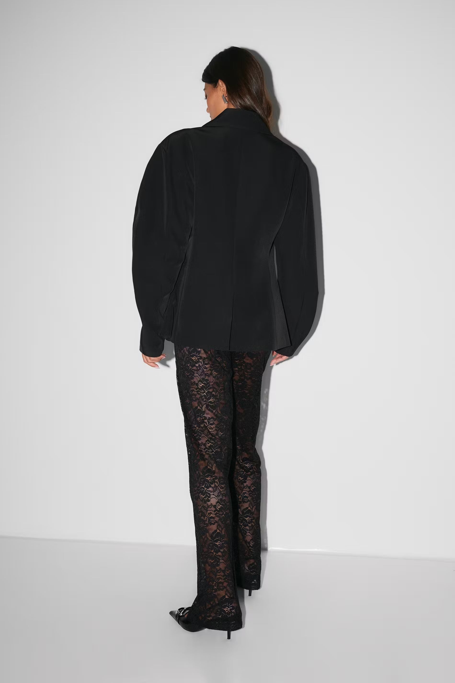 Fenris | High-Waisted Lace Trousers