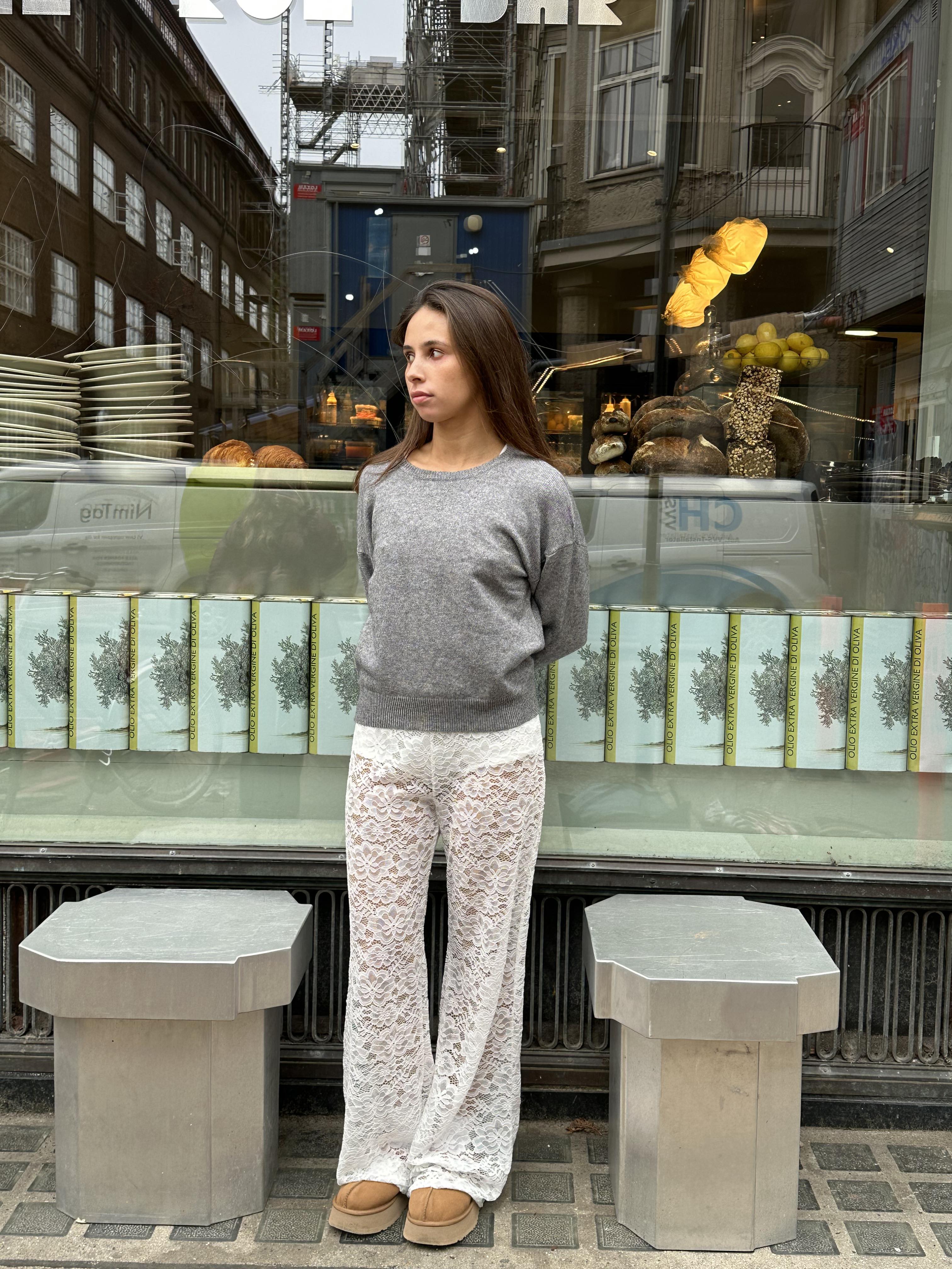 Fenris | High-Waisted Lace Trousers