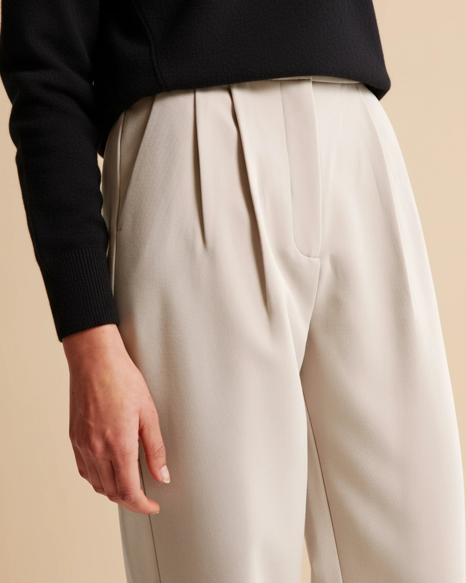 Sindy | High-waisted wide-leg trousers