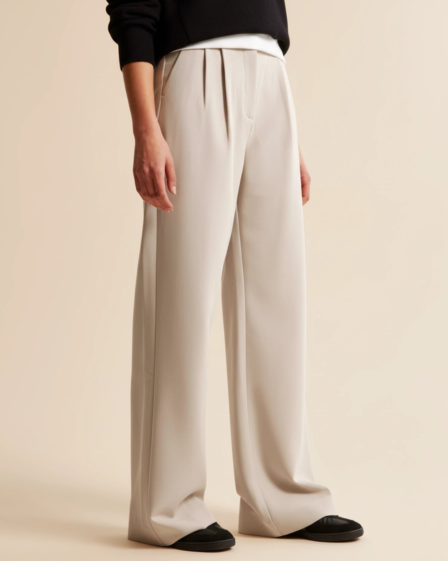 Sindy | High-waisted wide-leg trousers