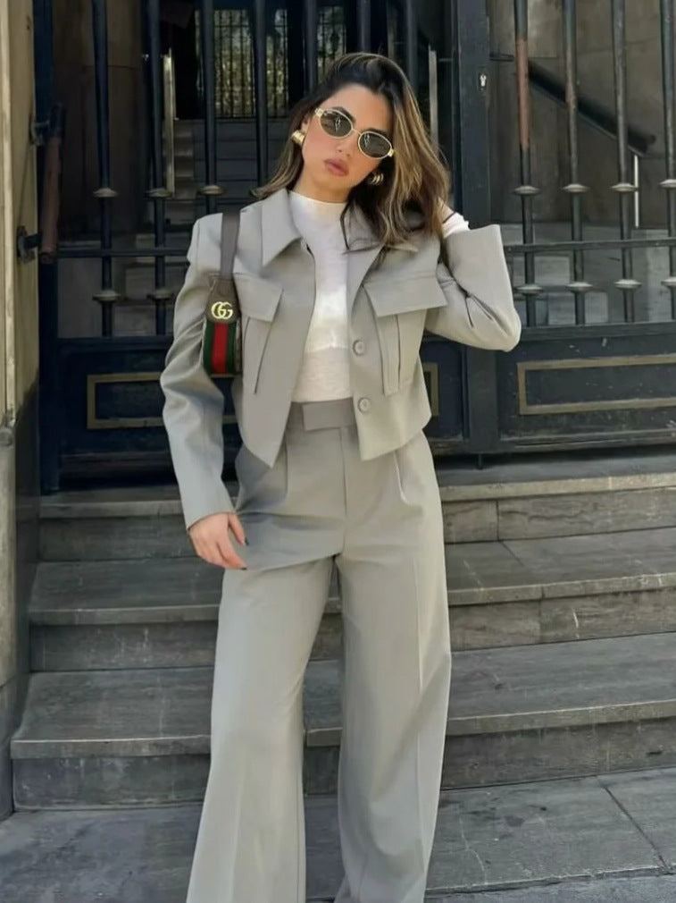 Dream | Two-Piece Set with Cropped Coat