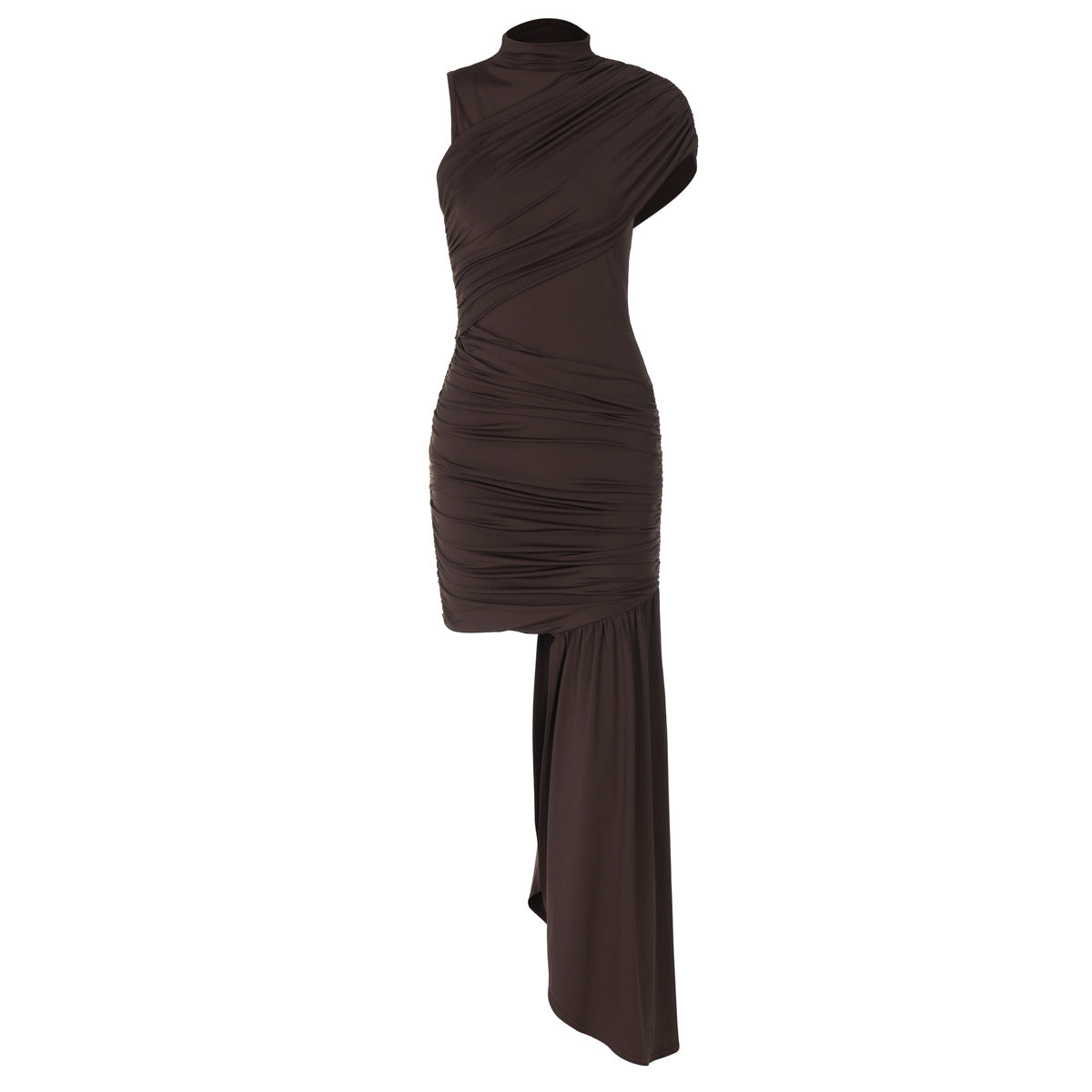 Willia | Dress with Asymmetrical Draping