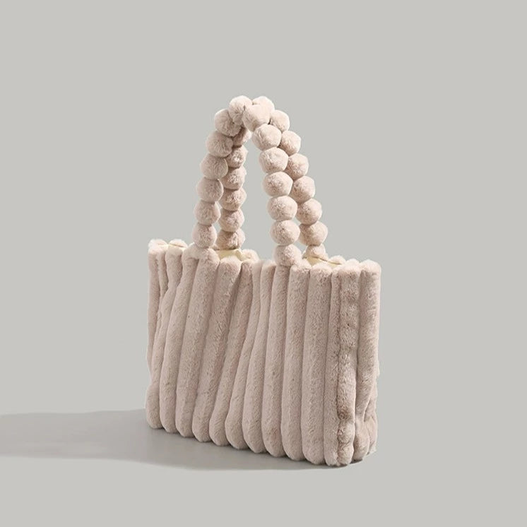 Eric | Plush Faux Fur Shoulder Bag