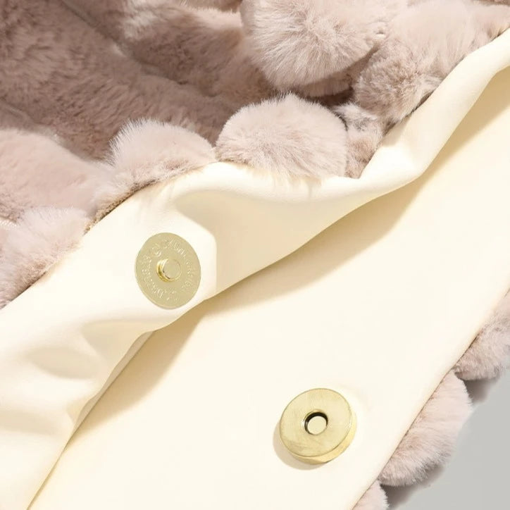 Eric | Plush Faux Fur Shoulder Bag
