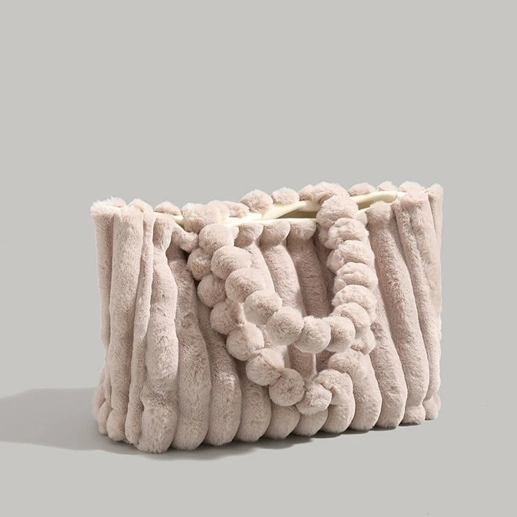 Eric | Plush Faux Fur Shoulder Bag