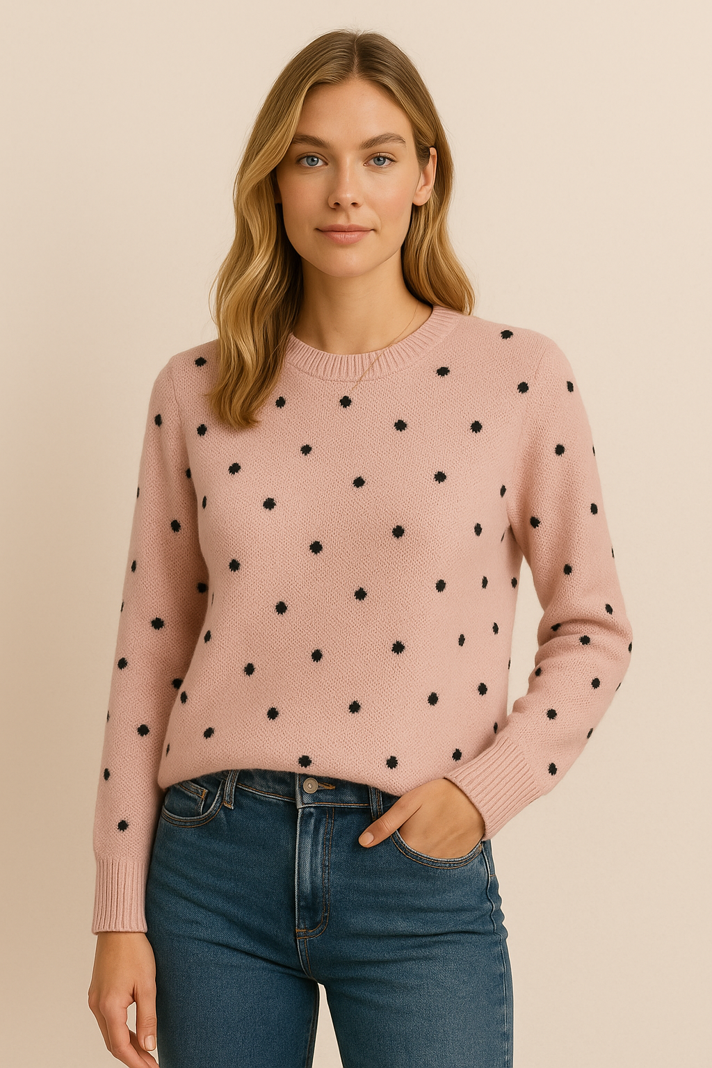 Lincoln | Polka Dot Sweater