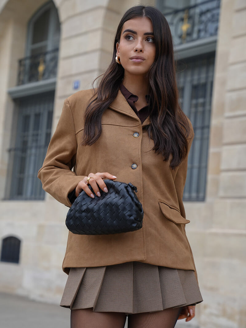 Avel | Clutch Bag Intrecciato Weave