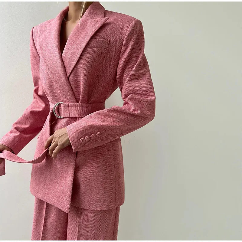 Pat | Suit set with corset top, blazer and trousers