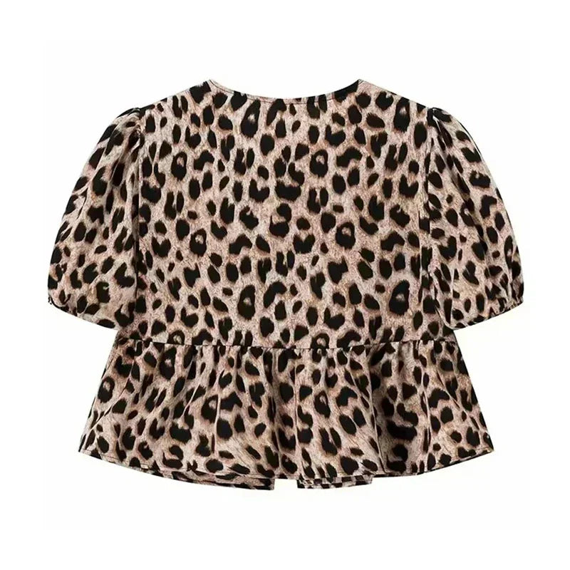 Aria | Leopard Print Blouse