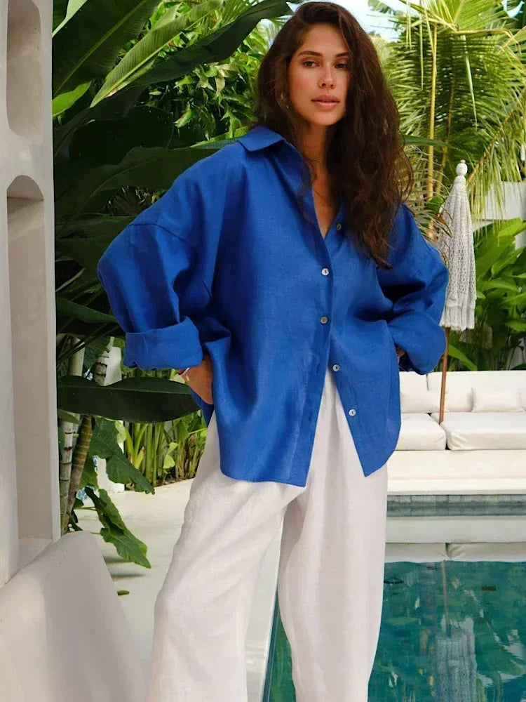 Jasmyne | Blouse Oversized Linen