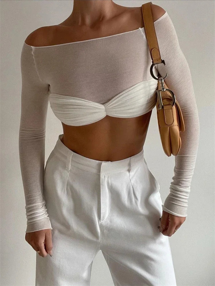 Anaiah | Top with Off-Shoulder & Ruffles
