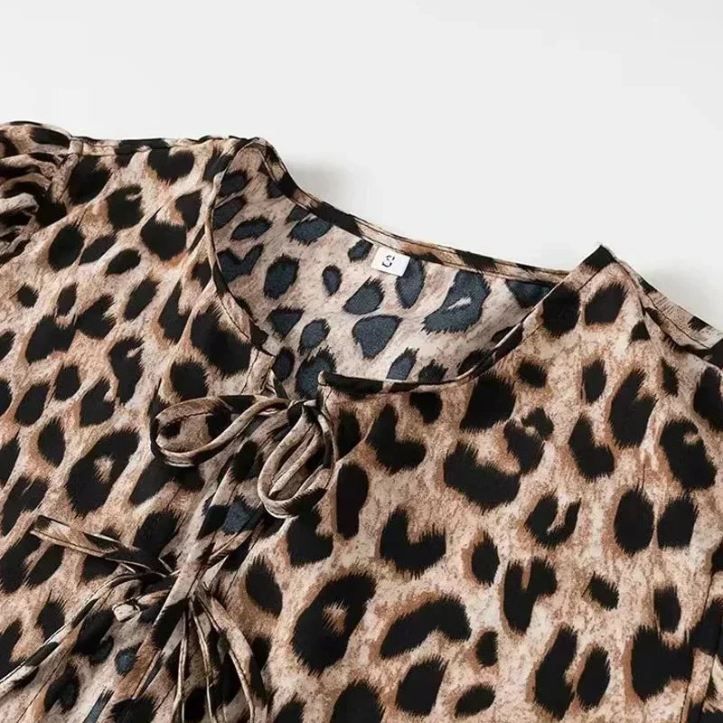 Aria | Leopard Print Blouse