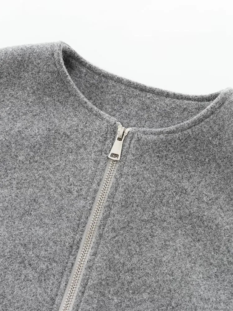 Kerri | Women's Voluminous Sleeve Bomber Jacket