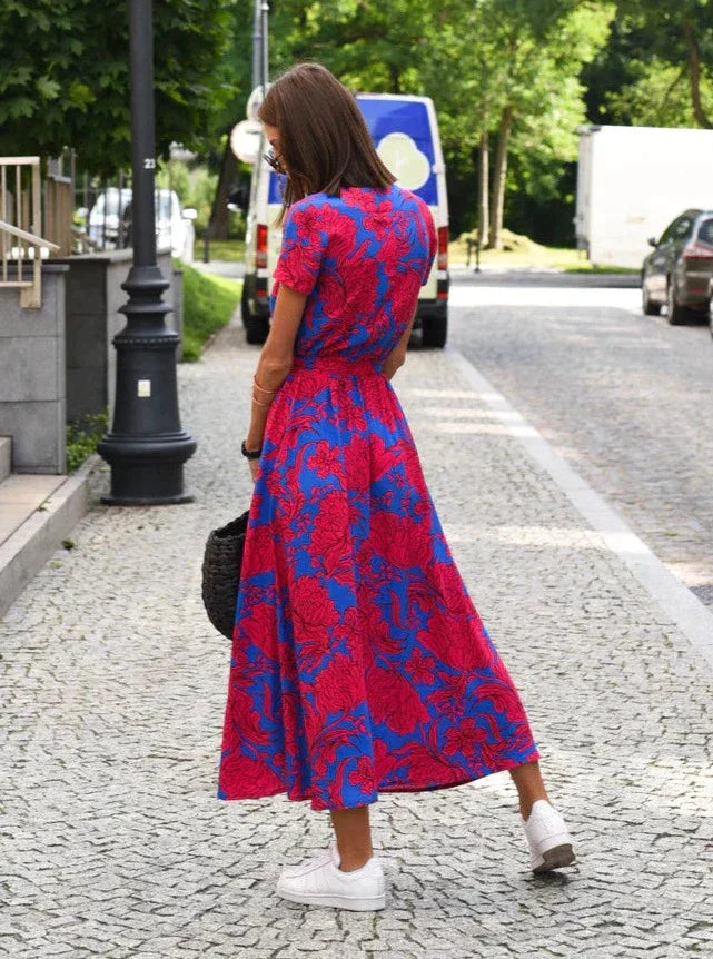 Isamar | Floral Print Wrap Dress