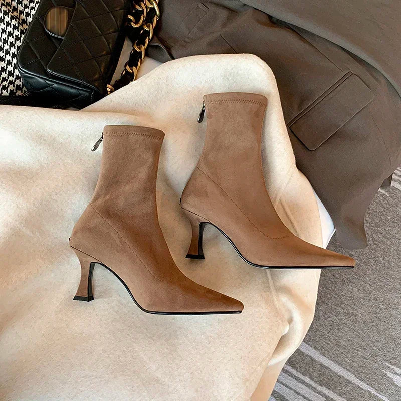 Tanesha | Ankle Boots with Sculpted Heel