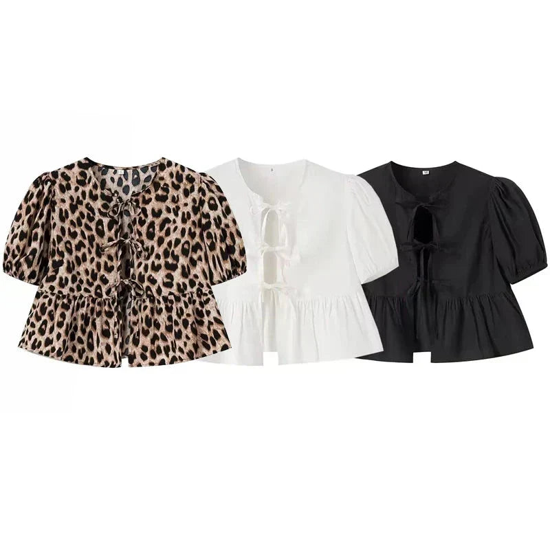 Aria | Leopard Print Blouse