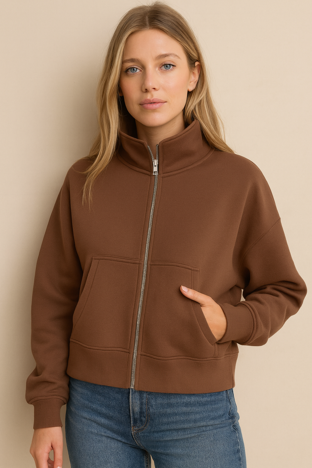 Azaria | Training Jacket with Thumbholes