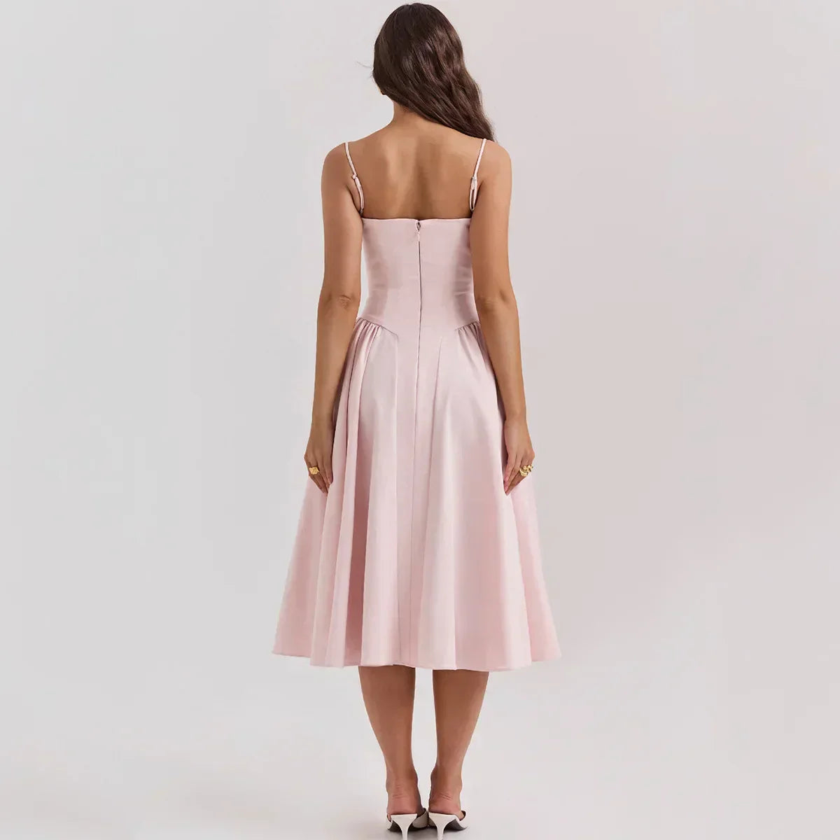 Althea | Dress with Bustier and Wide Skirt