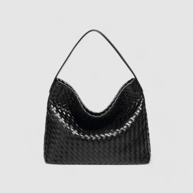 Lanie | Braided Leather Shoulder Bag