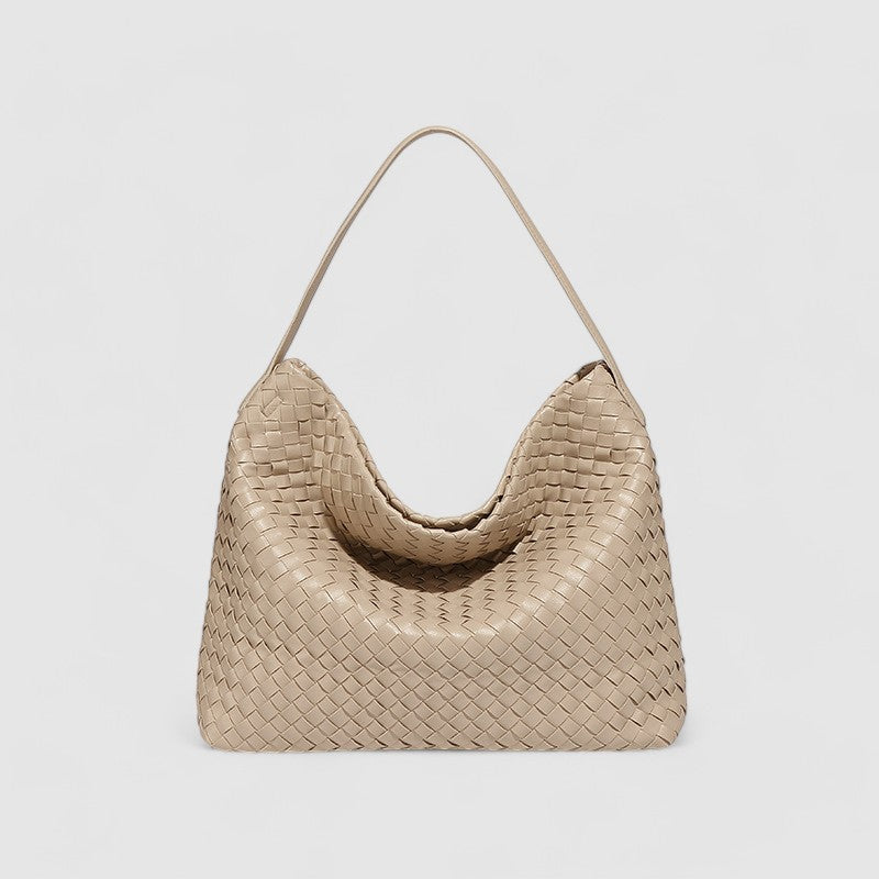 Lanie | Braided Leather Shoulder Bag
