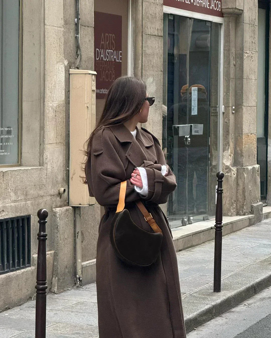 Fleur | Trendy Trench Coat Double-Knotted