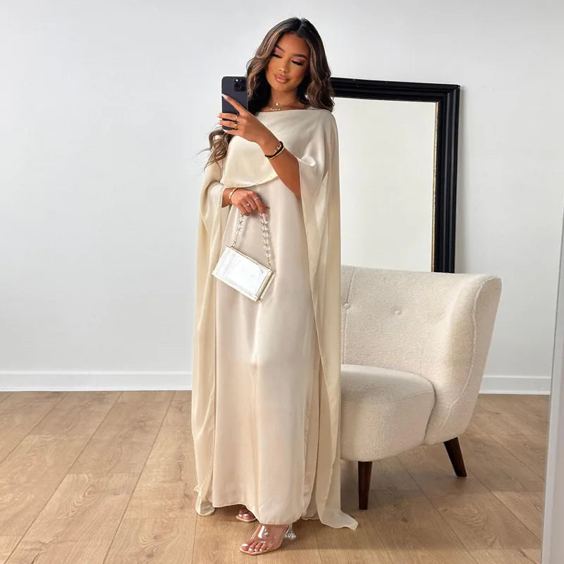 Jenifer | Maxi Dress Elegant Cape