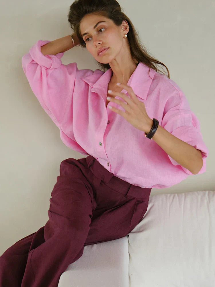 Jasmyne | Blouse Oversized Linen
