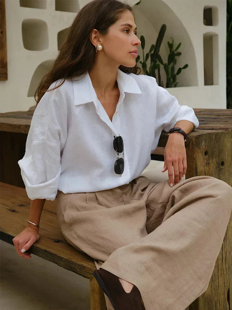 Jasmyne | Blouse Oversized Linen