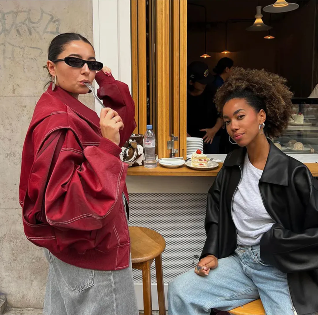 Sélis | Oversized Bomber Jacket