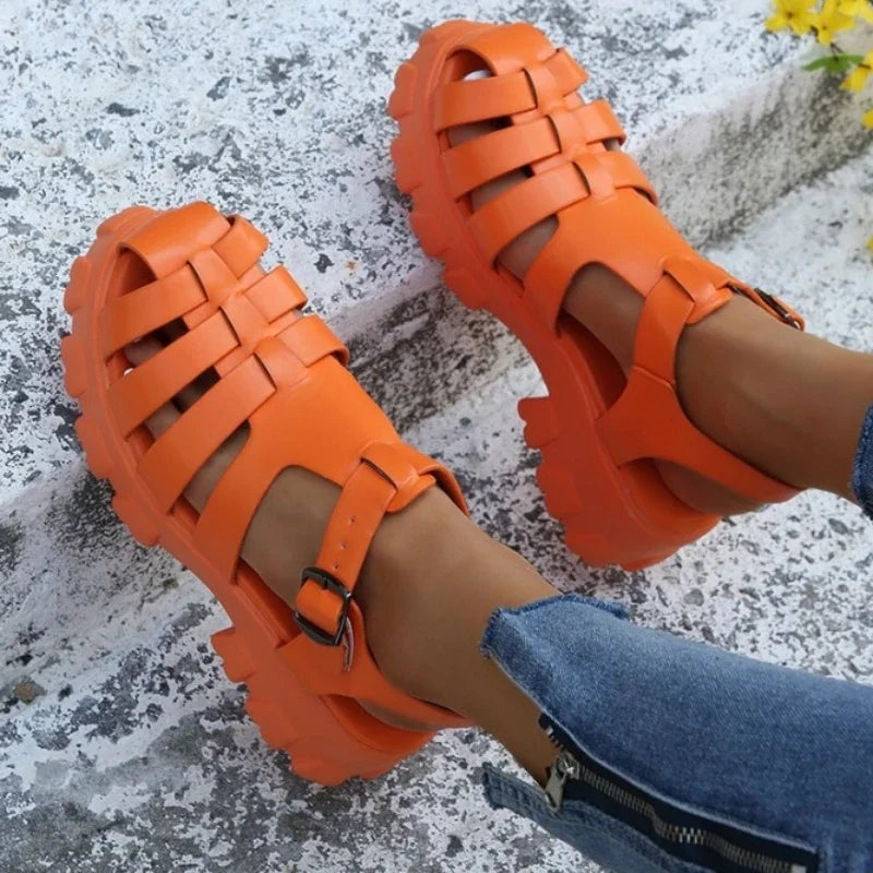 Evra | Sandals Chunky Platform Sole