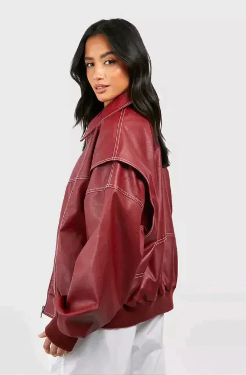 Sélis | Oversized Bomber Jacket