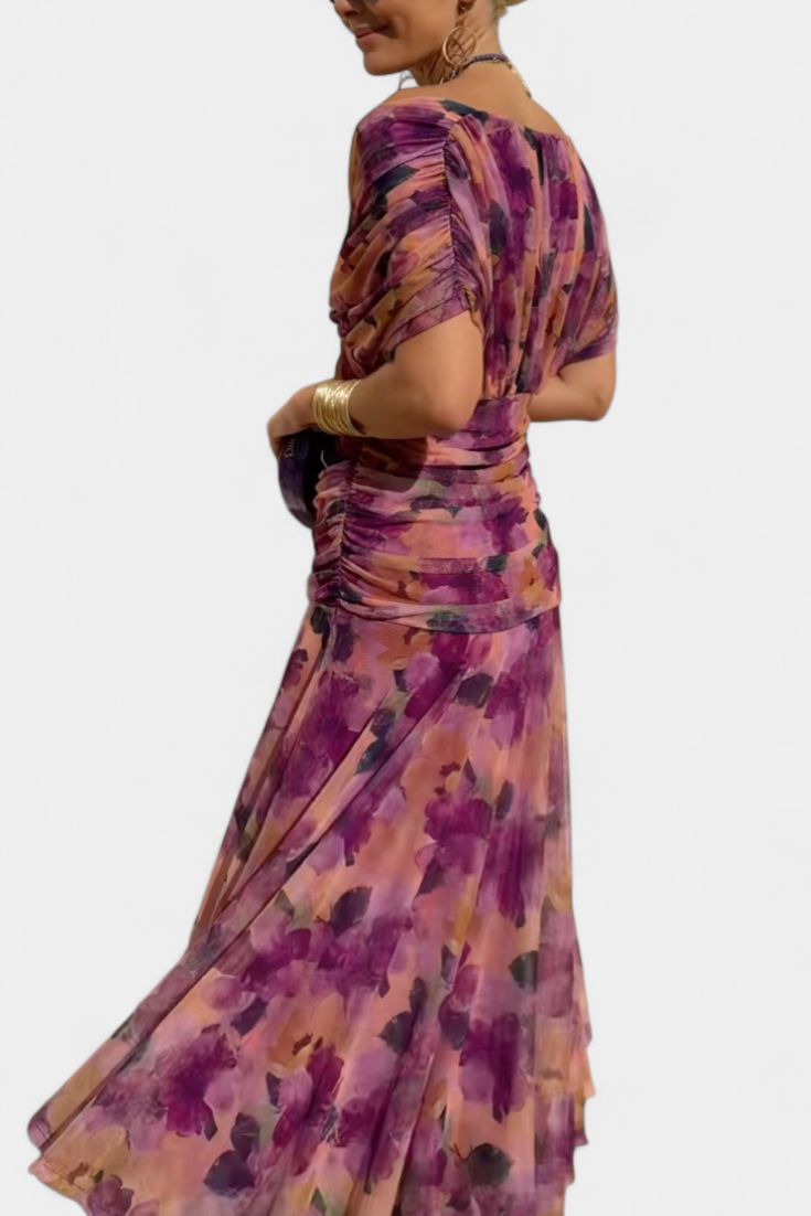 Rebeca | Dress with Sheer Sleeves