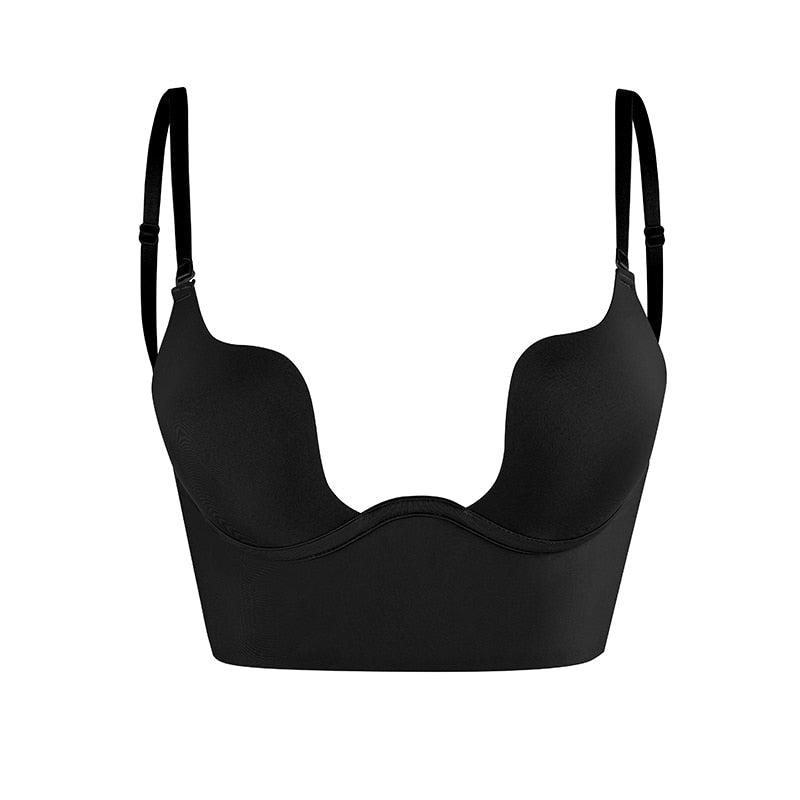 Lena | Invisible Bra with Plunging Neckline and Open Back