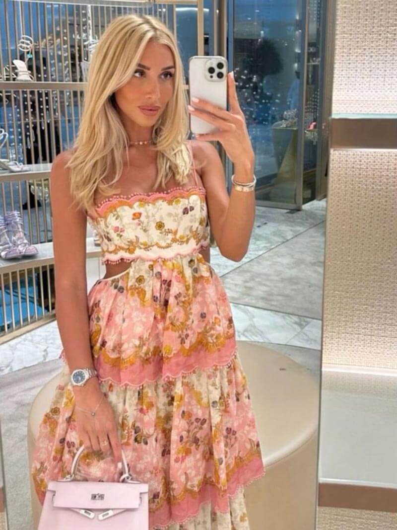 Teagan | Maxi Dress with Lace Details