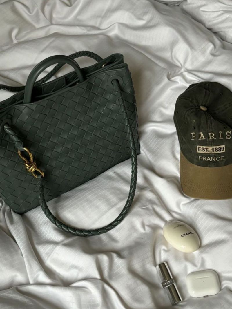 Tivra | Handbag Braided Leather