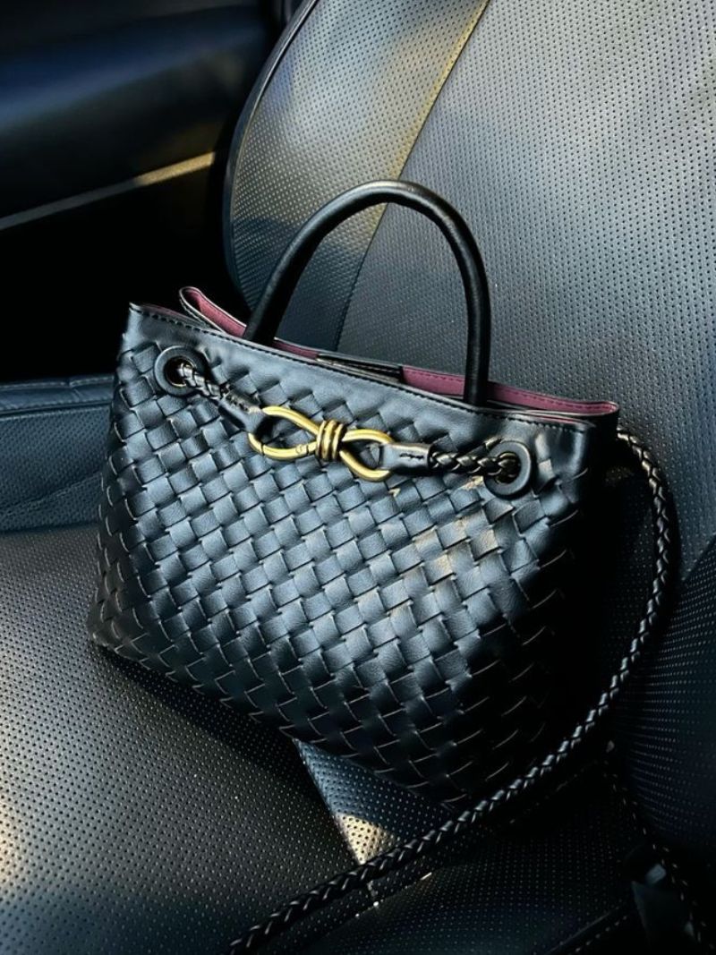 Tivra | Handbag Braided Leather